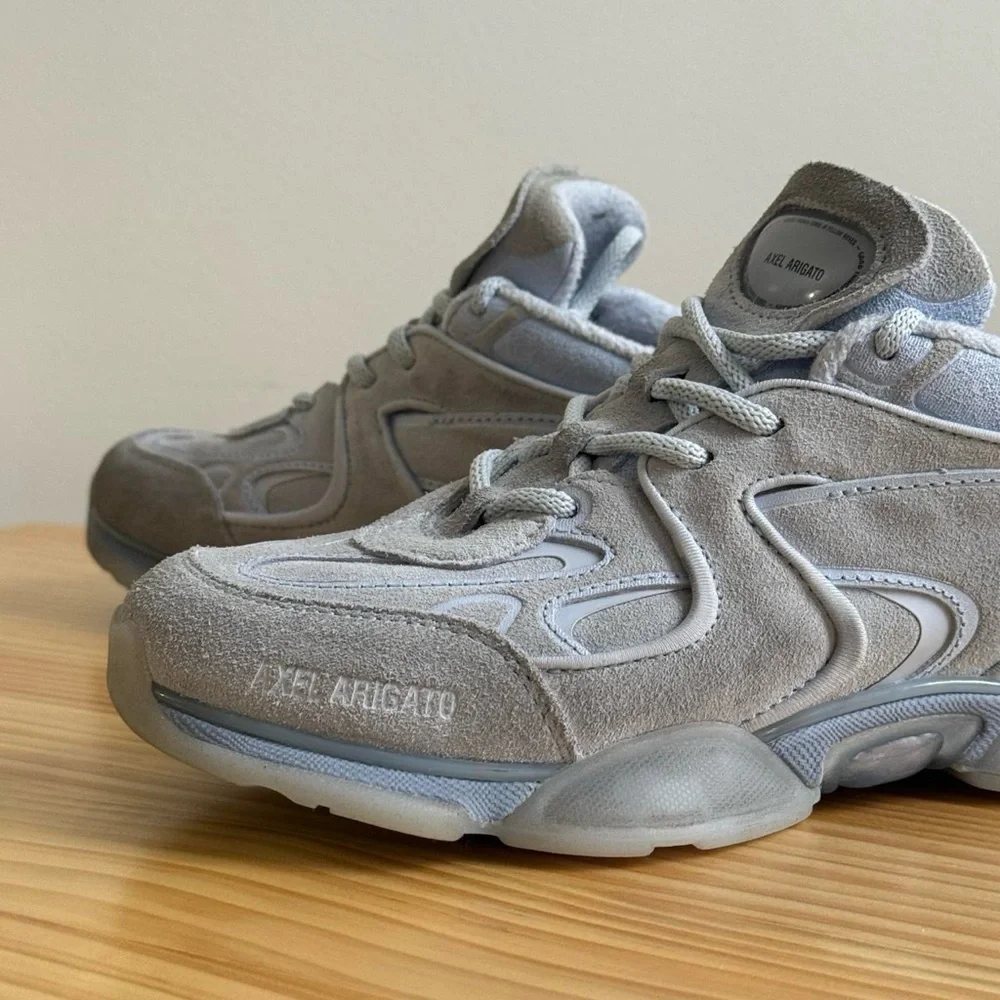 AXEL ARIGATO Light Blue Suede Sneakers - Picture 4 of 7